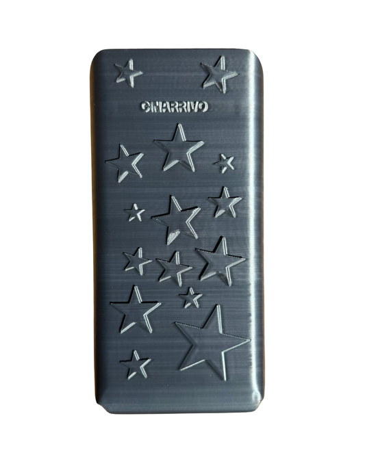 Tapa para calculadora estrellas - GRIS TITÁN