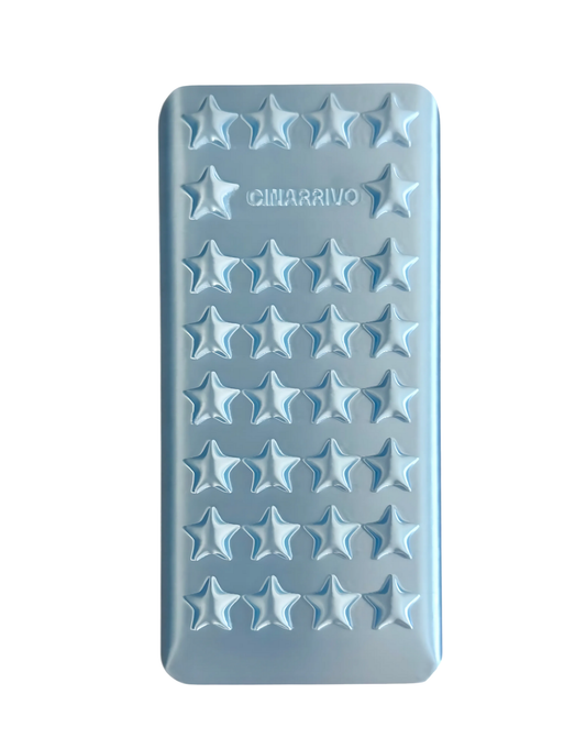 Tapa para calculadora estrellas lineales - AZUL BEBÉ