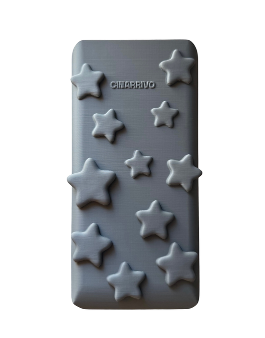 Tapa para calculadora estrellas flotantes - GRIS MATE