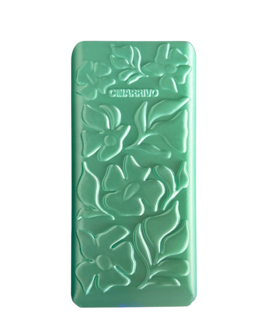 Tapa para calculadora flores - VERDE MENTA